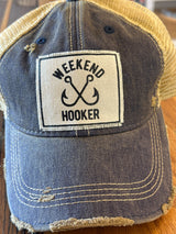 Weekend Hooker Blue/Tan Mesh