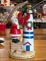 Santa Lighthouse ornament - 173 Mercantile