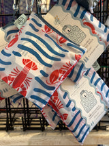 Lobster Waves blu bag - 173 Mercantile