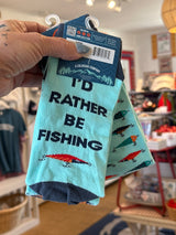 I’d rather be fishing socks