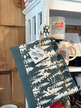 Maine trees wristlet
