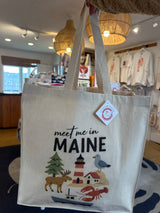 Meet me in Maine tote