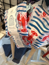 Lobster Waves blu bag - 173 Mercantile