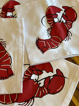 Lobster cloth napkin set