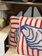 Oyster stripe pillow