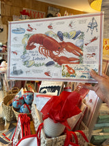 How to eat a lobster placemats 12 pack (paper) - 173 Mercantile