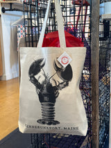 Cute black lobster tote