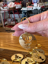 Gold Lob keychain - 173 Mercantile