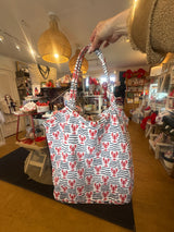 Lobster lines bucket bag