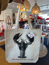 Cute black lobster tote