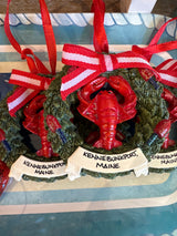Lobster wreath ornament