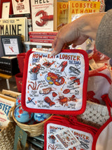 How to eat a lobster Potholder