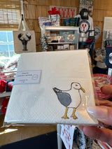 Seagull cocktail napkin