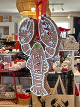 Gingerbread Lobster ornament