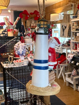Santa Lighthouse ornament - 173 Mercantile