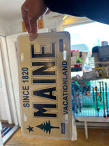 Maine License Plate