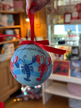 Lobster Line Dance ornament