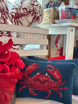 Crab hook pillow