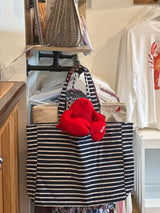 Classic Navy & White tote