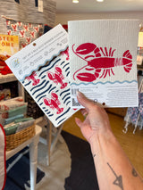 Lobster Waves Blu Eco set of two