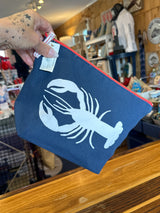 Lobster Navy Pouch, - 173 Mercantile