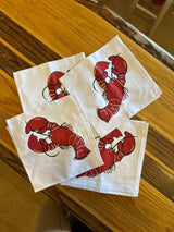 Lobster cloth napkin set