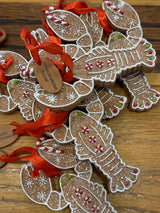 Gingerbread Lobster ornament