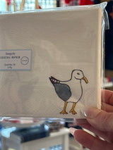 Seagull cocktail napkin
