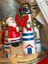 Santa Lighthouse Orn