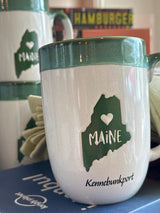 Green glazed Maine mug - 173 Mercantile