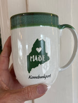 Green glazed Maine mug - 173 Mercantile