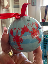 Lobster Line Dance ornament