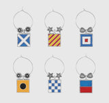 Nautical Flag winecharms