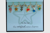 By the bay wine charm